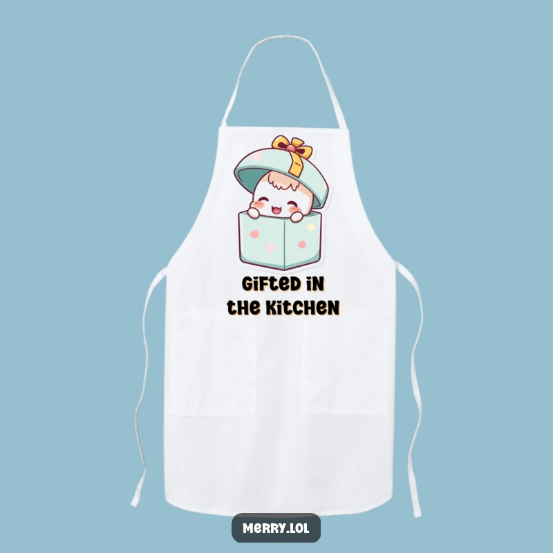Funny Happy Present Apron: Cook Up Fun for Any Celebration