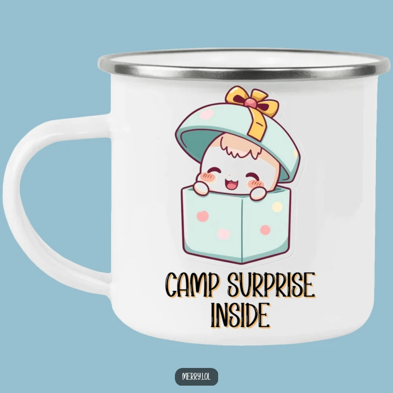 Funny Happy Present Camping Mug: Celebrate Your Adventures