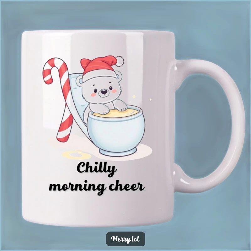 Funny Polar Bear Eggnog Mug: Hilarious Winter Fun and Perfect Gift