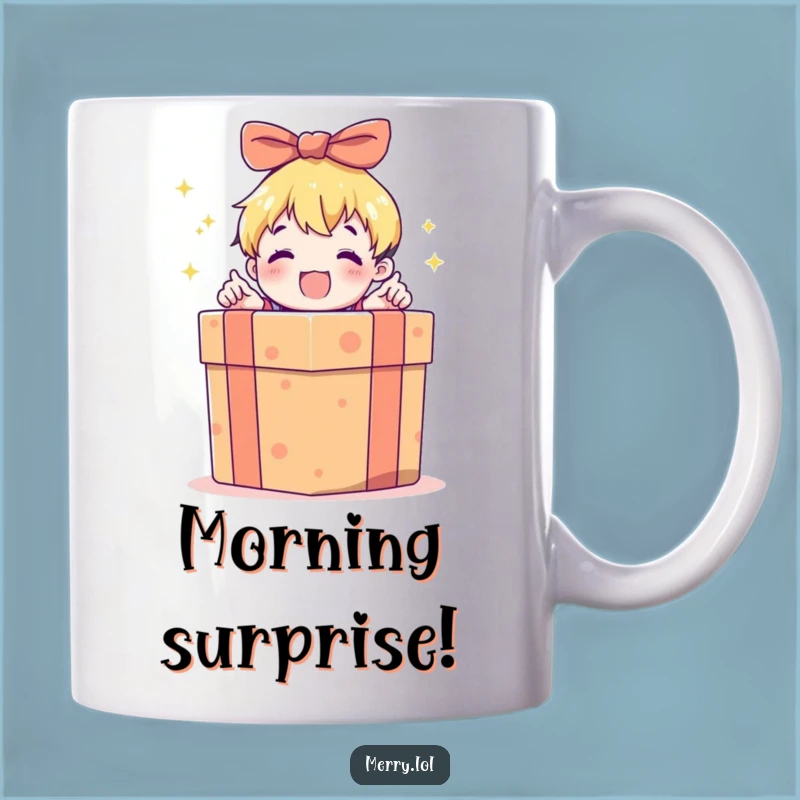 Funny Gift Box Opening Mug: A Hilarious Surprise for Your Morning!