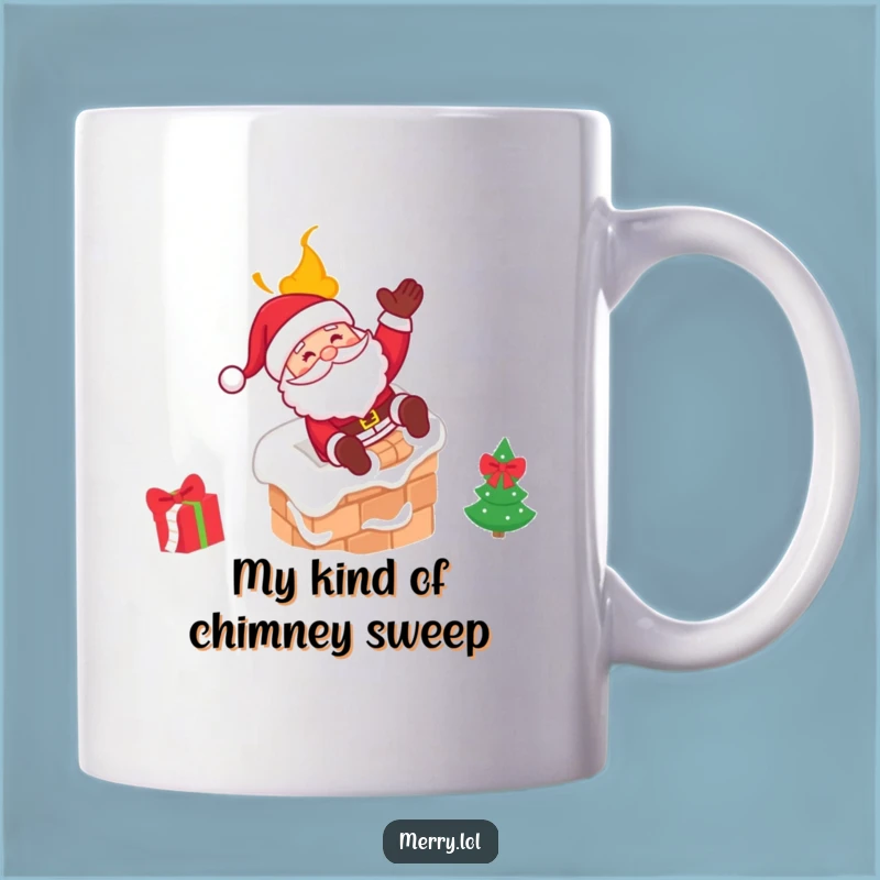 Funny Santa Chimney Slide Mug: A Hilarious Christmas Gift for Holiday Cheer