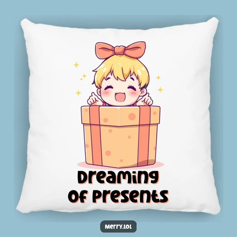 Comfy Funny Gift Box Opening Pillow: Huggable Joy and Surprise!