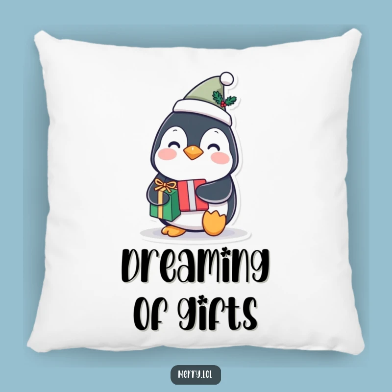 Funny Penguin Gift Pillow: Soft Comfort, Festive Fun, Ideal Funny Gift for Cozy Holiday Vibes