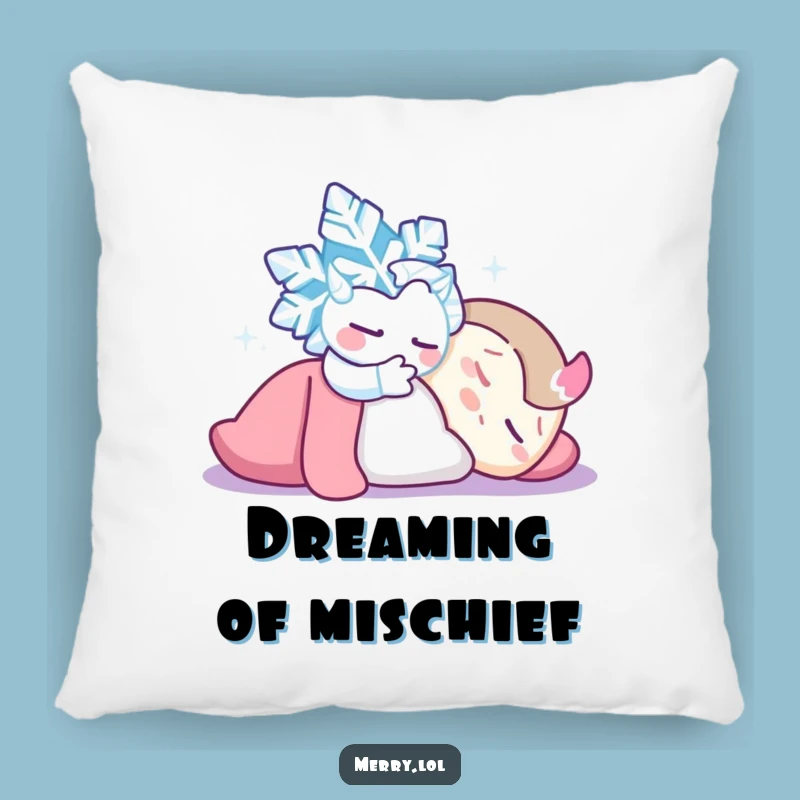 Funny Snowflake Tickle Pillow: Add a Touch of Playful Winter Comfort