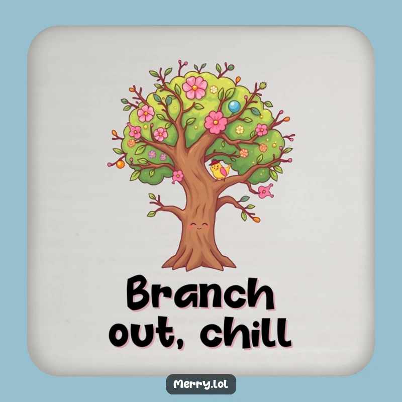 Funny Tree Wiggle Coaster, Festive Branch Protection, Holiday Funny Gift