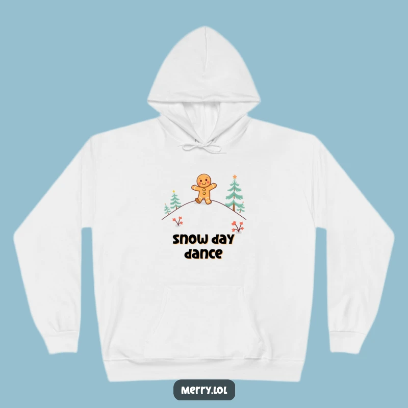 Cozy Funny Gingerbread Jig Hoodie: Warmth and Holiday Merriment