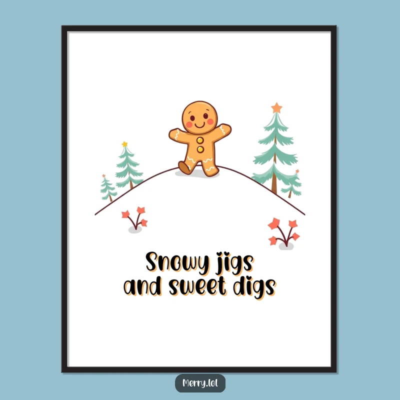 Free Printable Gingerbread Wall Art: Whimsical Downloadable Decor for a Sweet Space