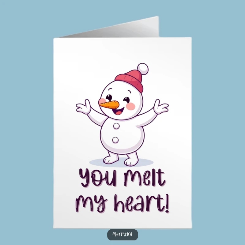 Free Printable Snowman Congratulations Card - Clumsy Jig Downloadable Joyful Celebration