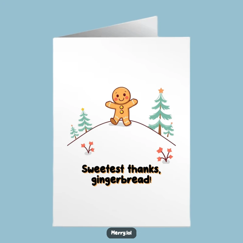 Free Printable Gingerbread Thank You Card: A Sweet Jig of Gratitude