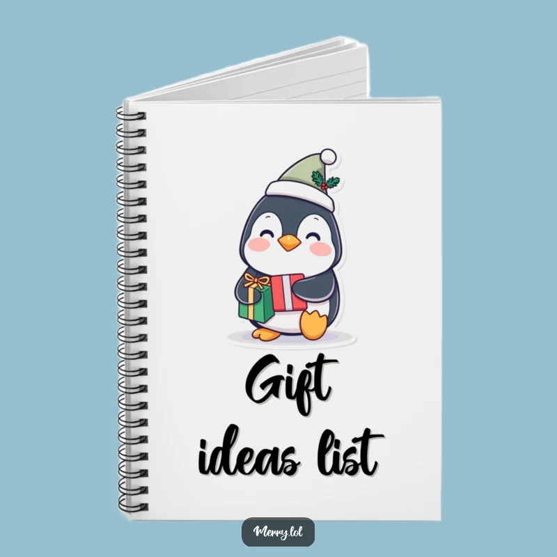 Funny Penguin Gift Notebook: Jot Down Holiday Ideas with Joy, A Hilarious Funny Gift for Students