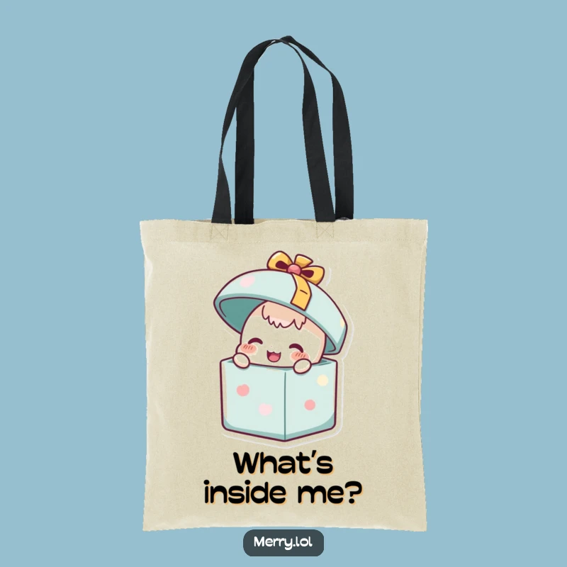 Funny Happy Present Tote Bag: Carry Your Gifts in Style